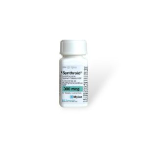 Buy Pharma Grade Mylan Synthroid T4 300mcg 90tabs